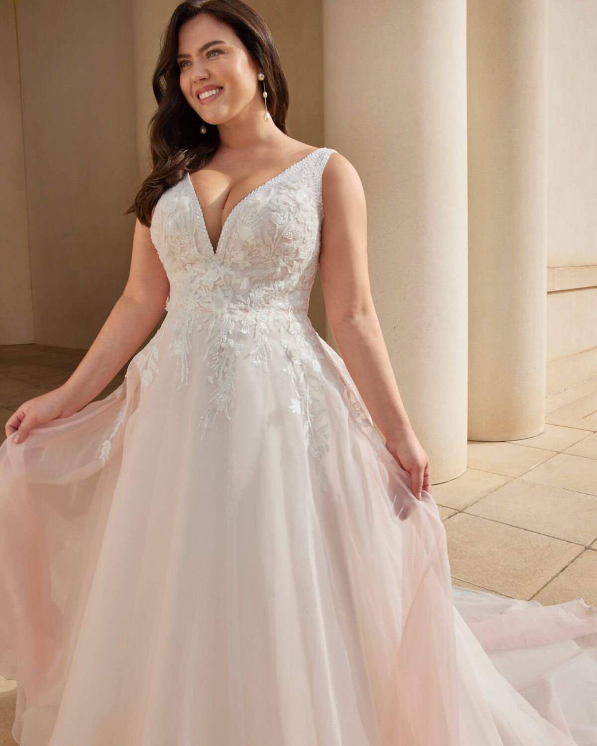 Abito da sposa curvy