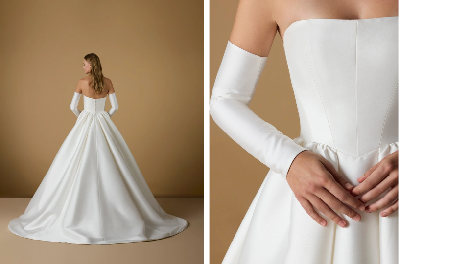 Tessuto abito da sposa Mikado - Ronca Sposi