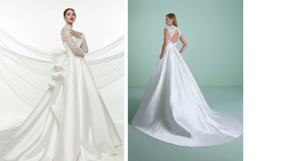 Tessuto abito da sposa Mikado - Ronca Sposi