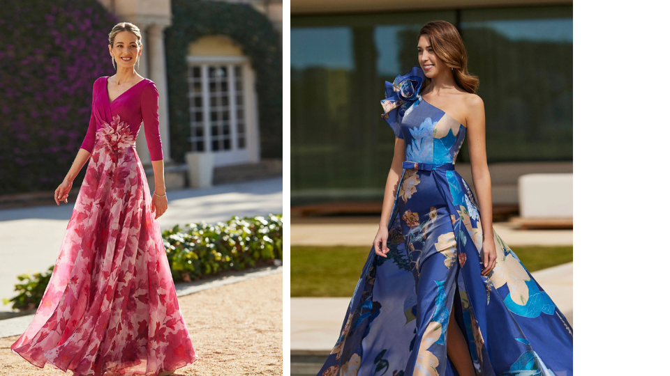 Abiti cerimonia floreali