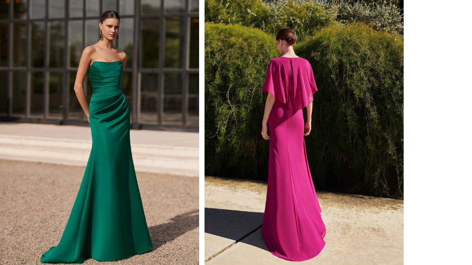 Abito Cerimonia Damigella Silhouette a Linea Lunga